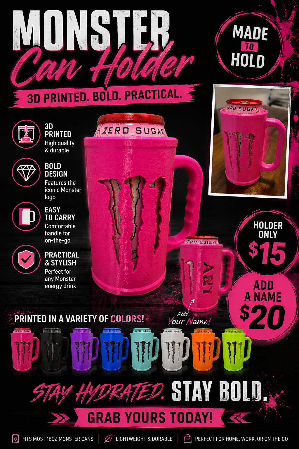 Monster Can holder