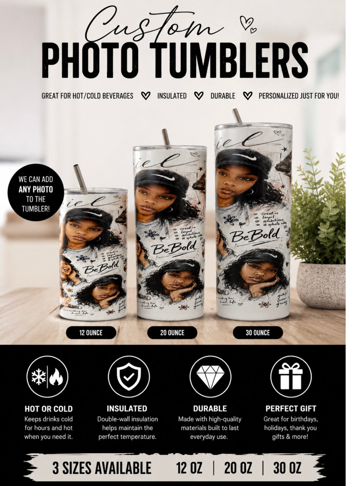 Custom Photo Tumbler