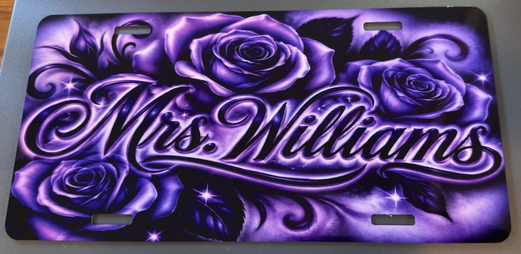 Personalized license plate