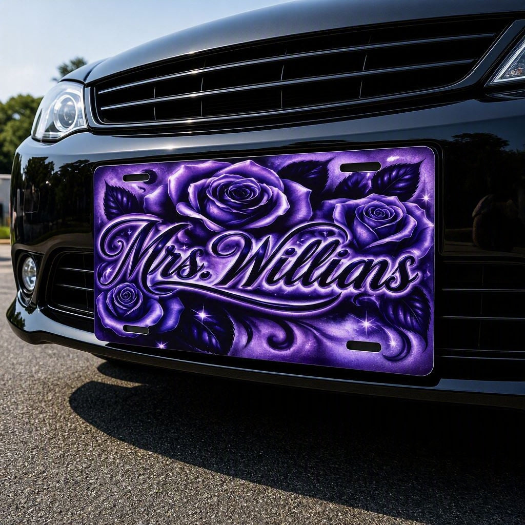 Personalized license plate