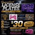 Personalized license plate