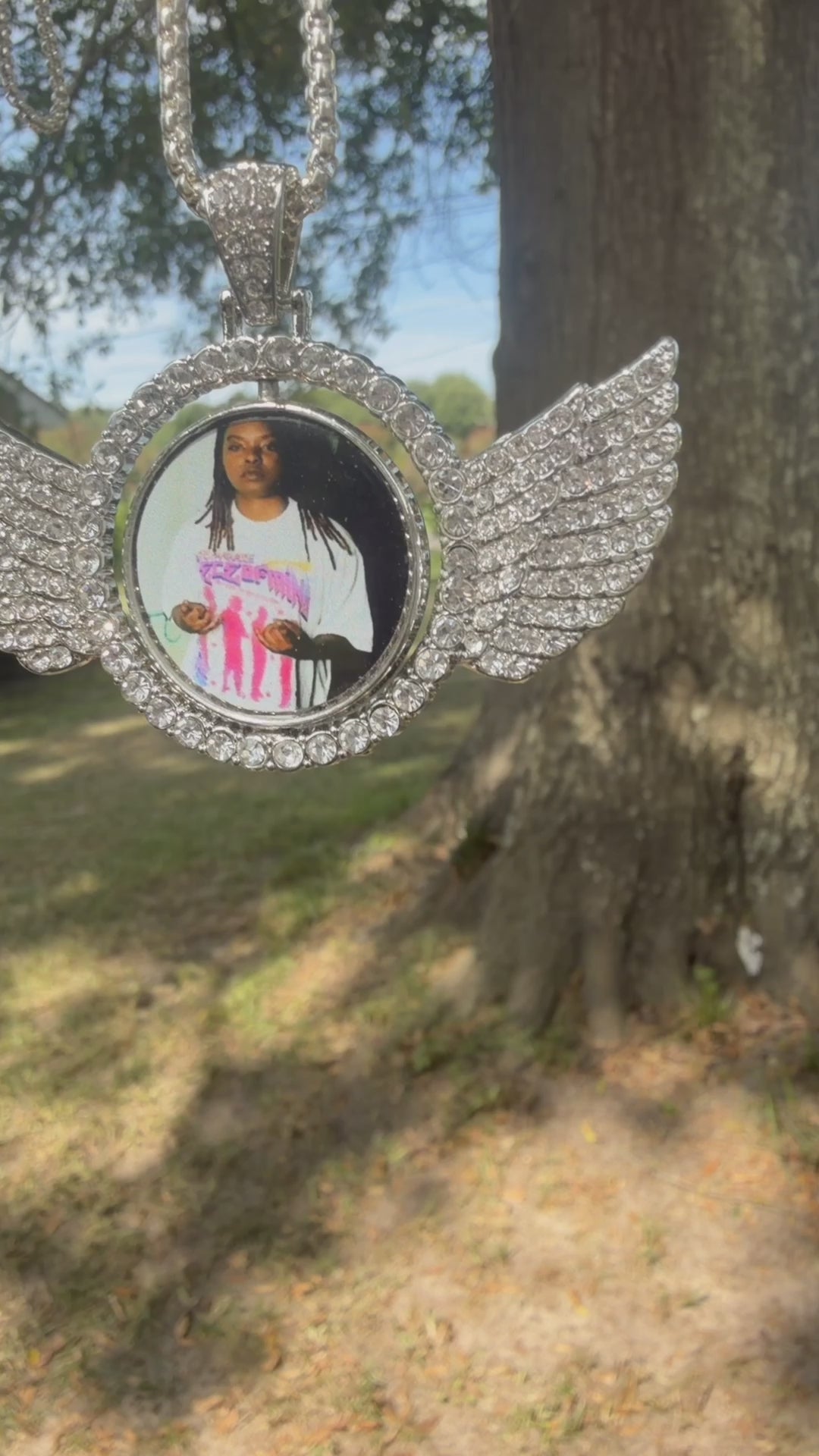 Custom angel Wings Necklace
